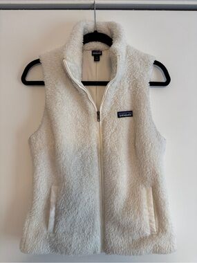 Patagonia Cream Sherpa Fleece Vest - Women's